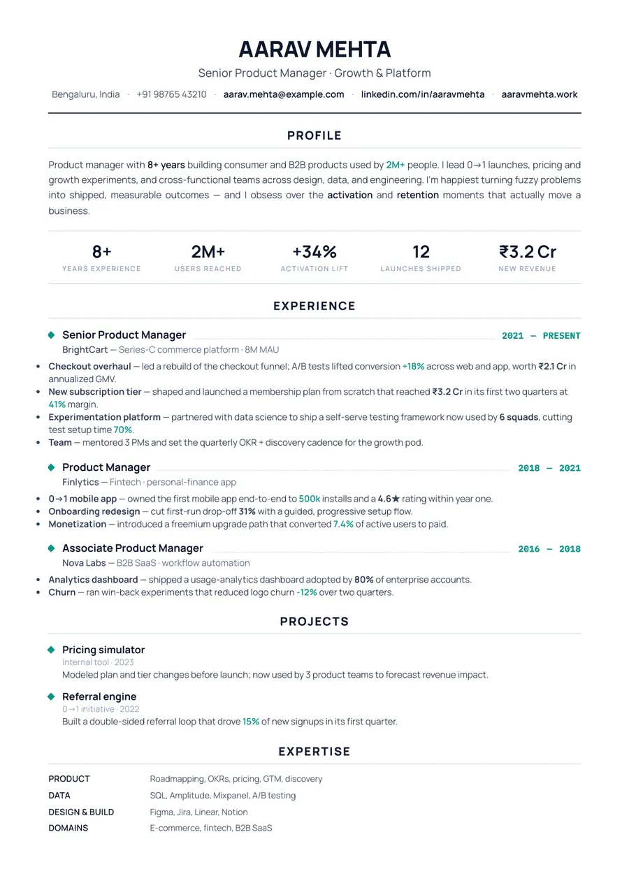 Slate tech Traditional resume template — Cool & professional
